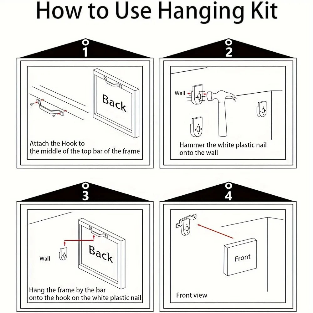 Santa and Reindeer Interior Wall Art Decoration